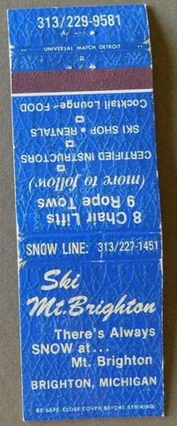 Mt. Brighton - Matchbook